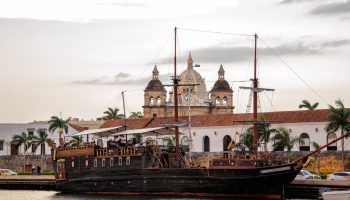 seaside ship shot