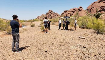 full crew working together in arizona